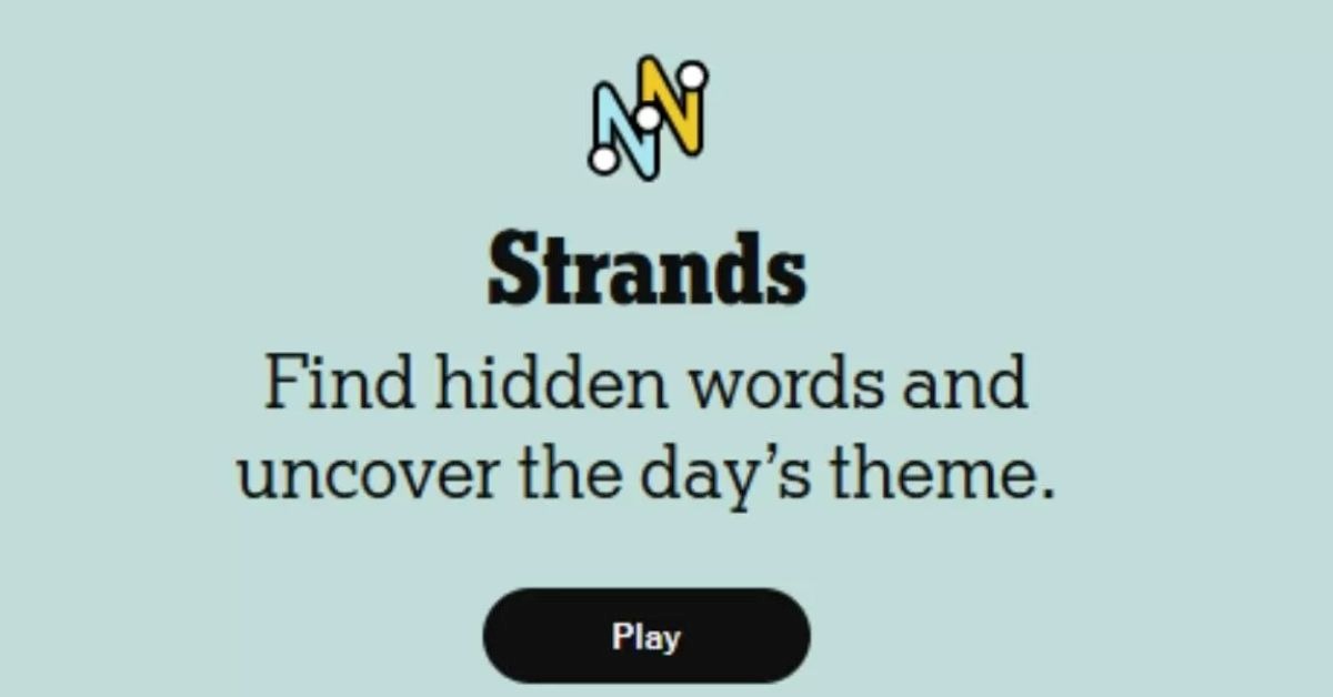 NYT Strands Today (13 April 2025): Check Theme, Hints and Spangram for Sunday Game