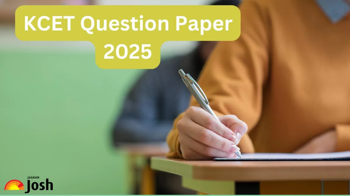 KCET Question Paper 2025