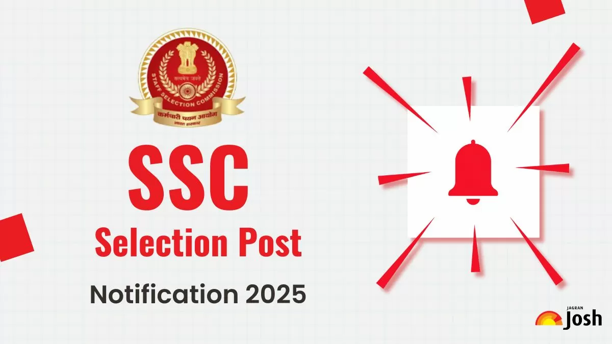 SSC Selection Post Notification 2025