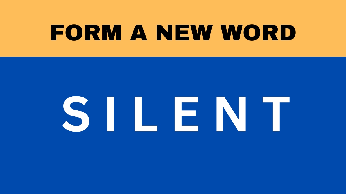 Can You Form A New Word from the Anagram in 5 Seconds? 