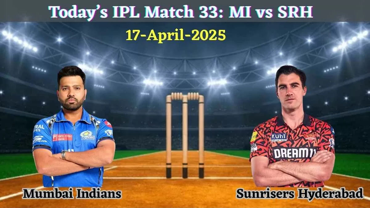 Today's IPL Match: MI vs SRH Head to Head, Stats, Expected Playing 11, Live Streaming on TV and Mobile
