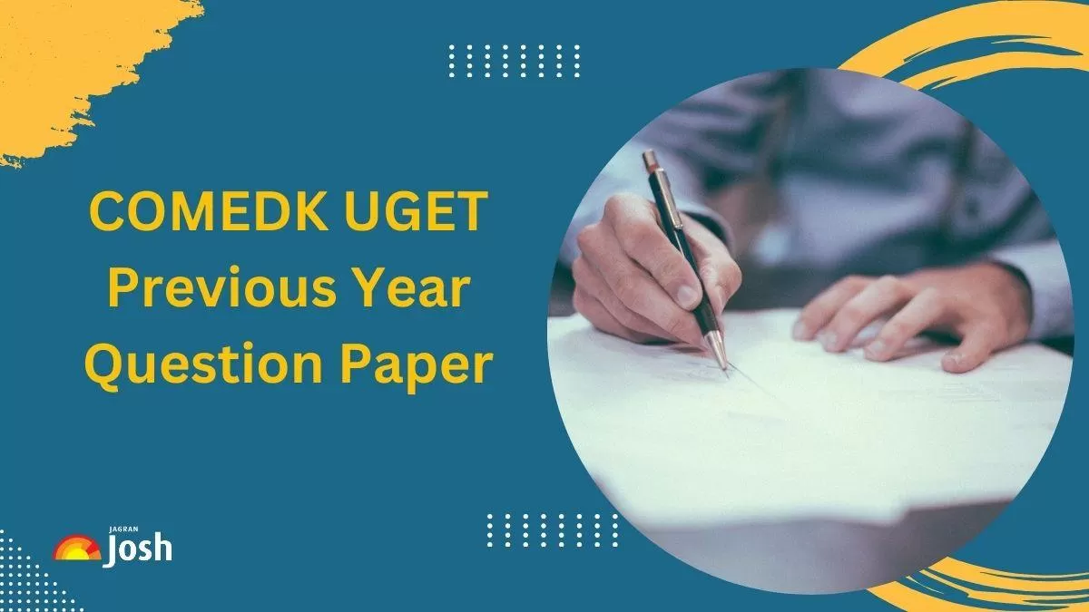 COMEDK UGET Previous Year Question Paper