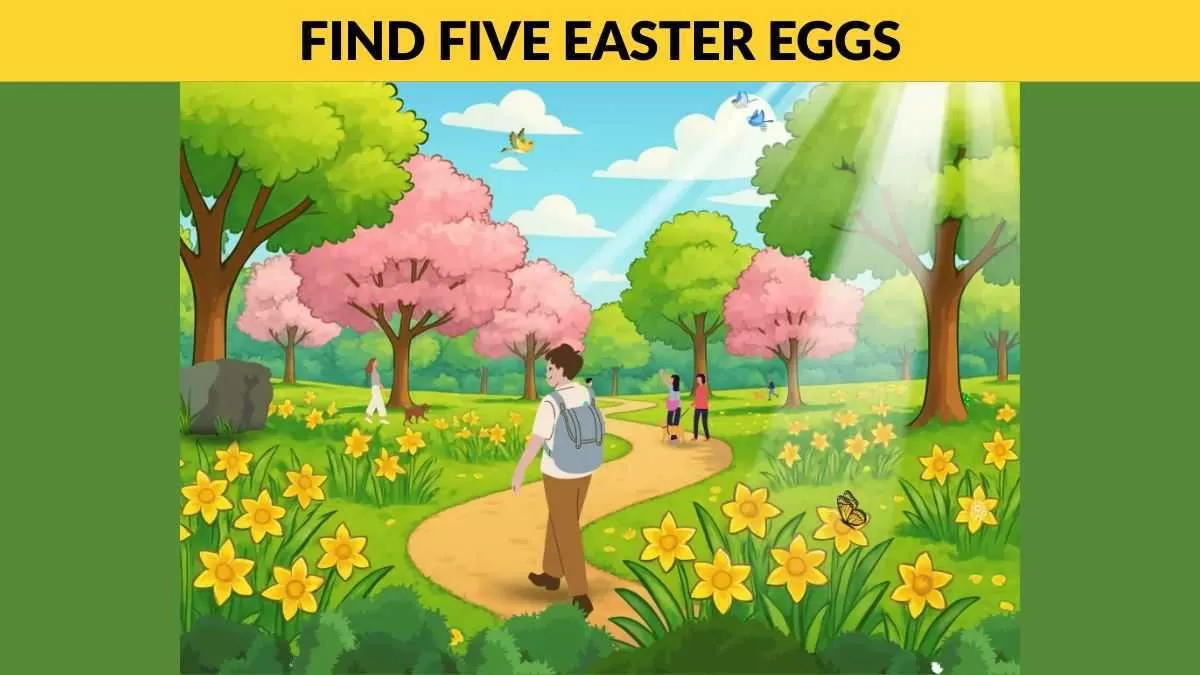 Find five Easter eggs