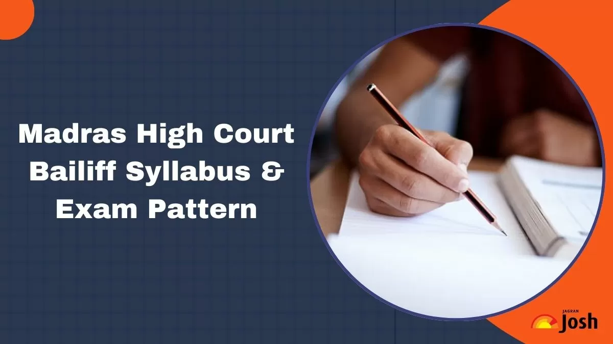 Madras High Court Bailiff Syllabus 2025, Exam Pattern, Syllabus PDF Download