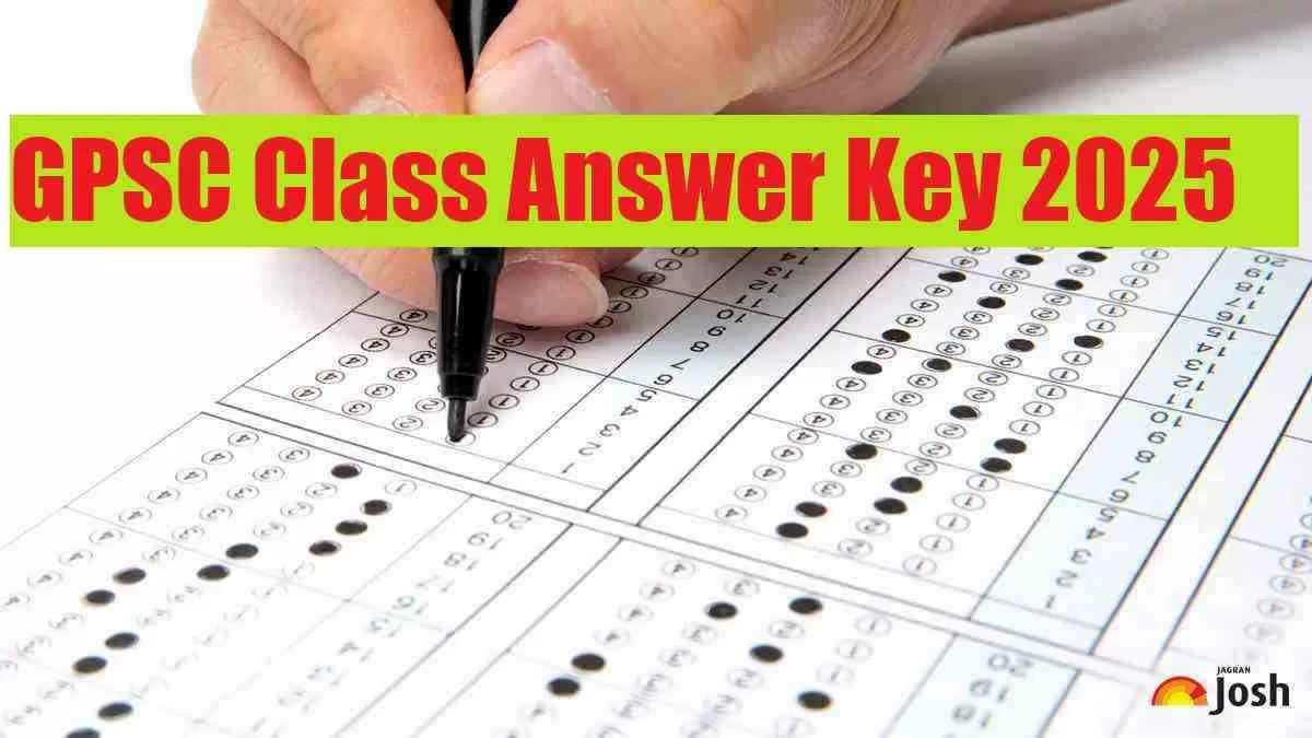 Get all deails about  GPSC Answer Key 2025 
