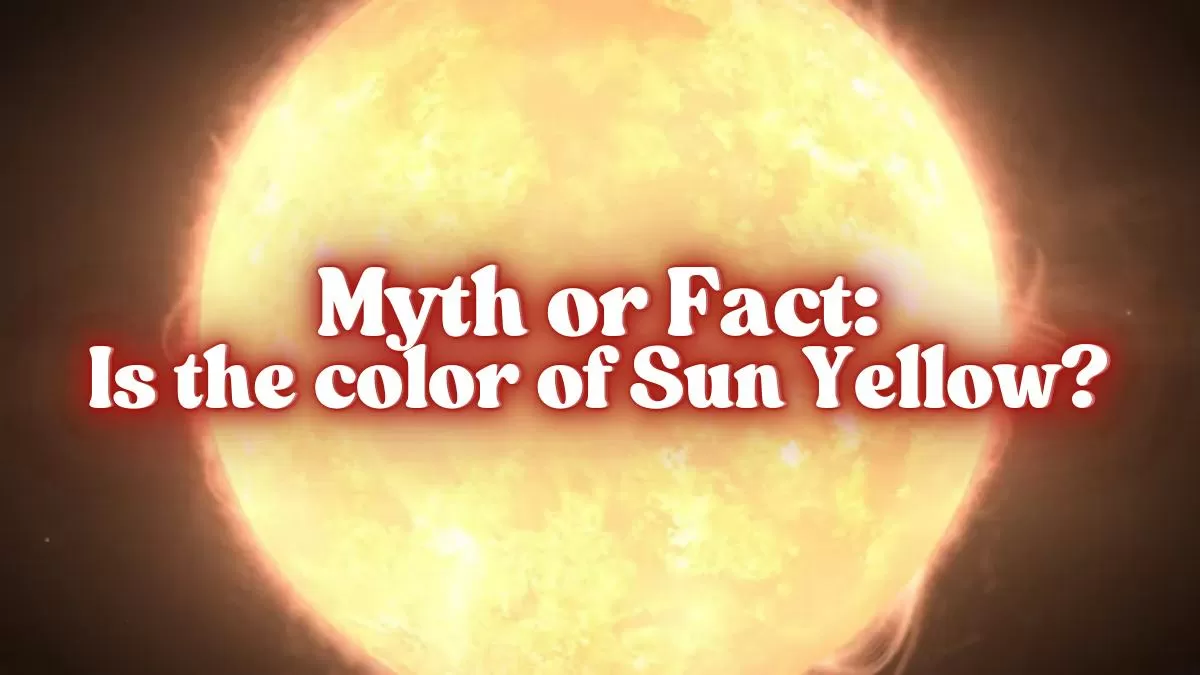 Myth or Fact: Is the color of Sun Yellow?