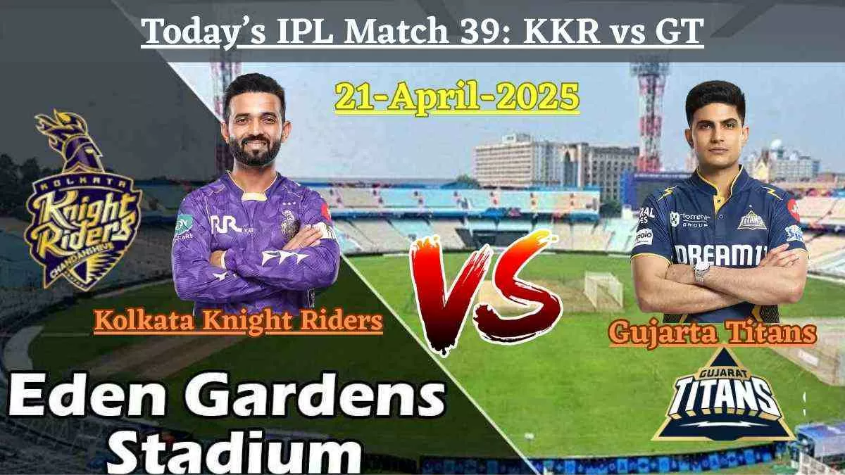 Get here all latest updates related to today’s IPL Match between KKR vs GT