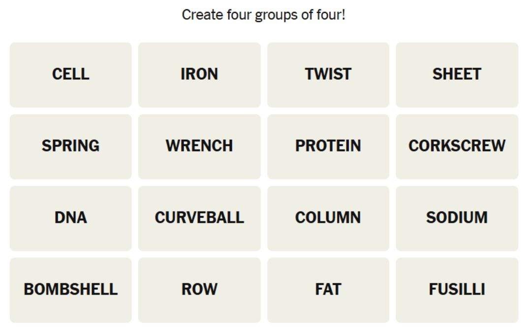 NYT Connections Hints April 21