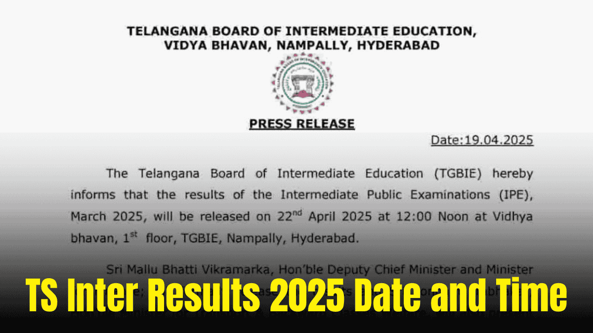 Official Manabadi TS Inter Results 2025 Date and Time Released: Check Notice for TSBIE Intermediate Results Here | Education News - Jagran Josh