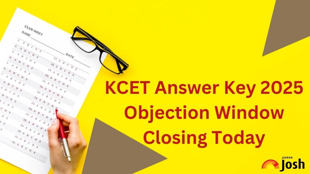 KCET Answer Key 2025 Objection Window Closing Today, Check Direct Link to Submit Challenge