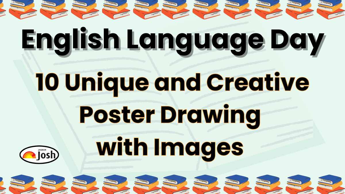 10 Unique and Creative English Language Day 2025 Poster Drawing with Images