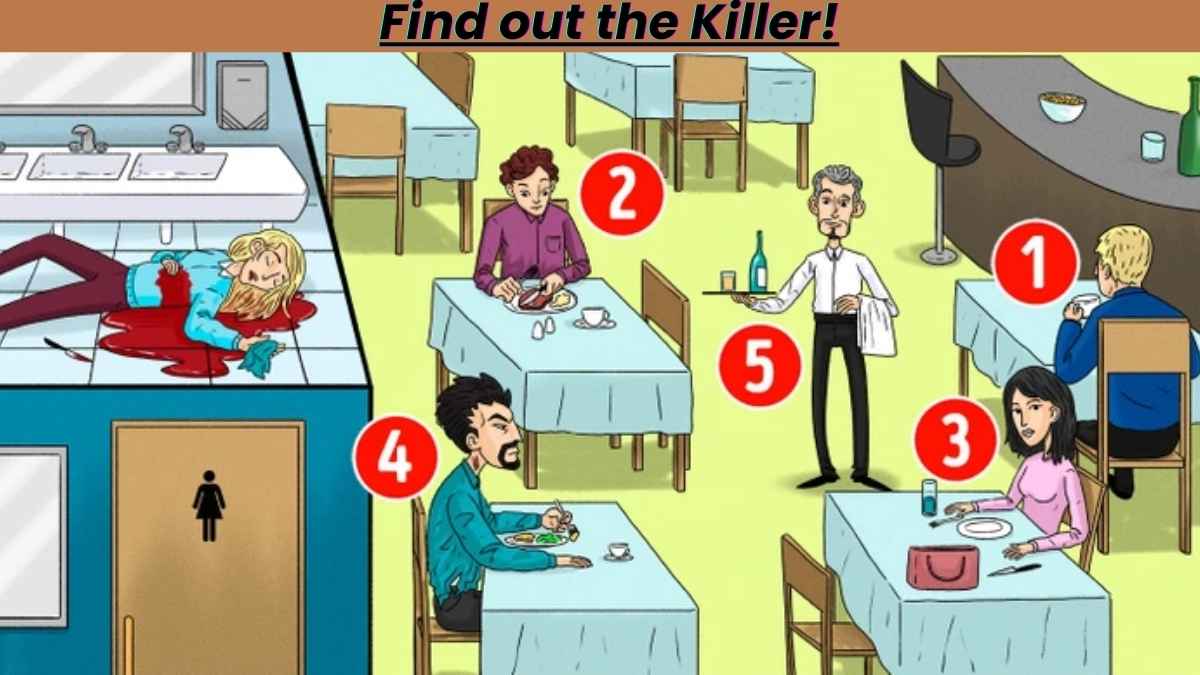Brain Teaser: The Restaurant Murder Challenge! Can You Identify the Killer?
