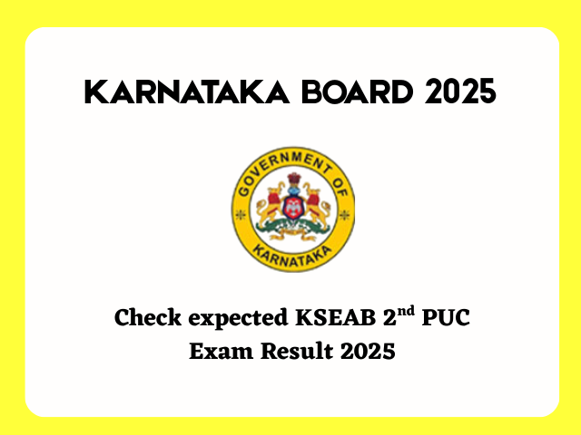 KSEAB to announce the Karnataka 2nd PUC Board Exam Result soon.