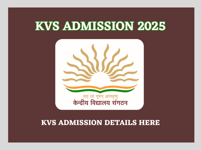 KVS Admission Second List to be released today, April 2, 2025.