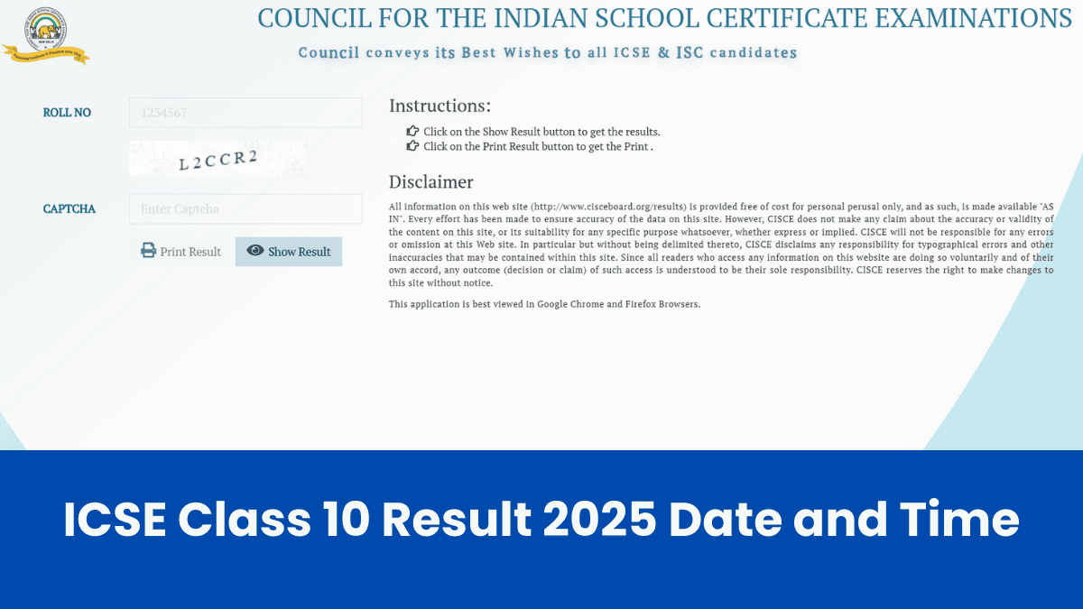 Icse Class 10 Result 2025