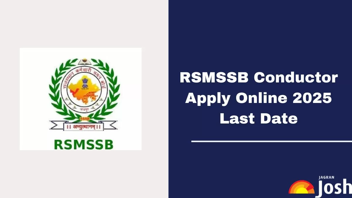 Rajasthan Conductor Registration 2025 Closing Tomorrow, Direct Apply Online Link Here