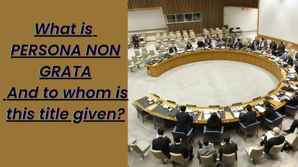 Persona Non Grata is the term that means “an unwelcome person”. 