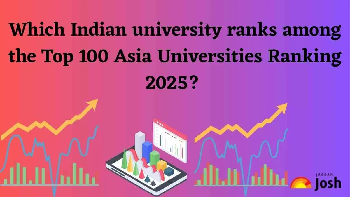 Which Indian University ranks among the top 100 Asia Universities Ranking 2025