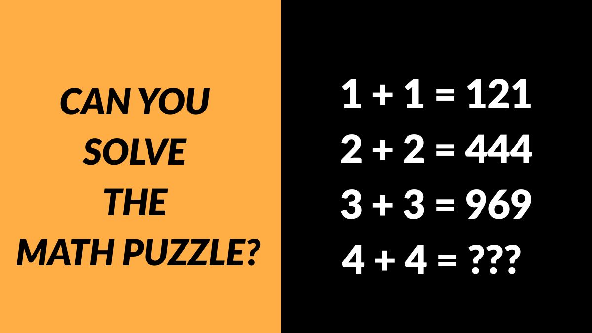 Only geniuses can solve this math puzzle in 10 seconds!