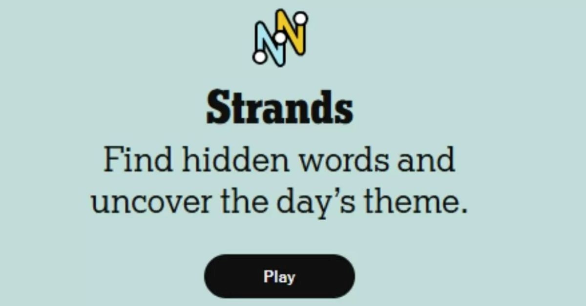 NYT Strands Today (24 April 2025): Check Theme, Hints and Spangram for Thursday Game