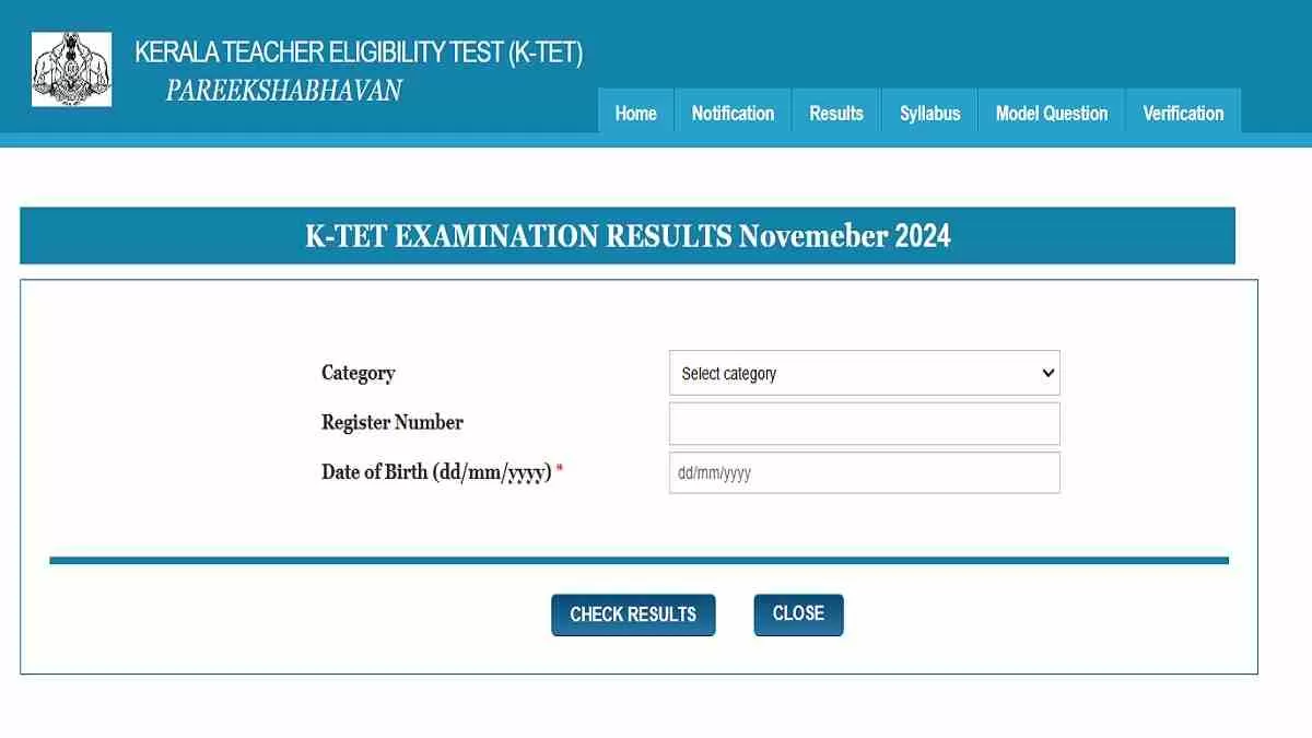 Get all details for KTET Result 2025