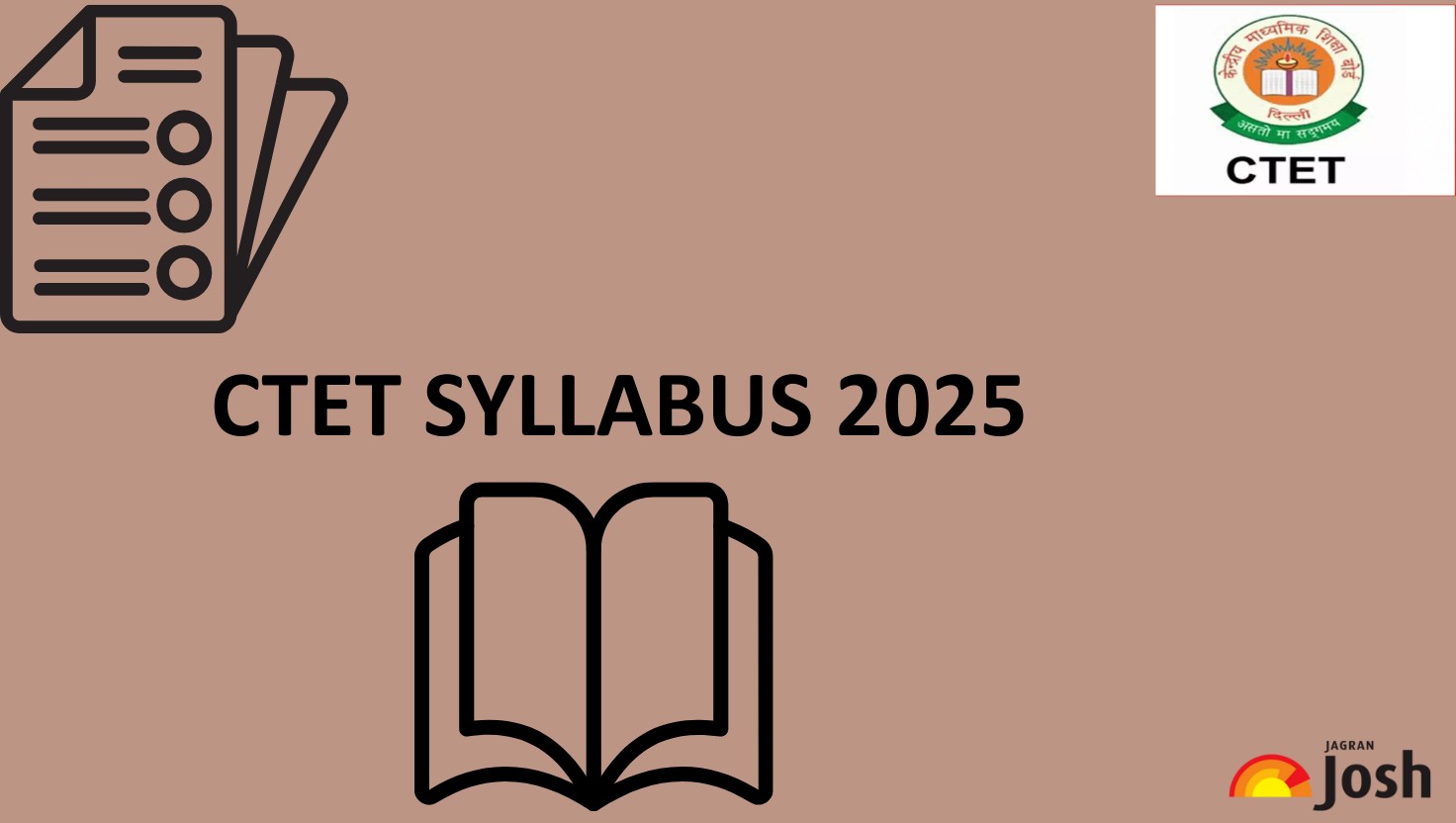 CTET Syllabus 2025: Download PDF for Paper 1 and 2 with Important Topics