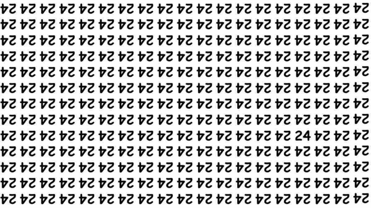 Optical Illusion IQ Test: If You Can Spot the Number 24 In 5 Seconds, You Have Genius-Level Eyesight!
