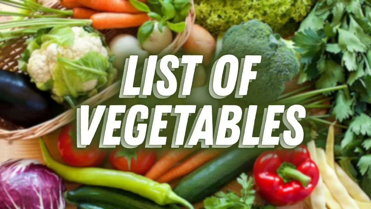 List of Vegetables