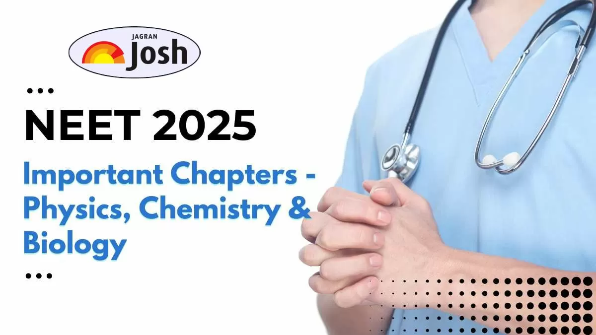 Check Important Chapters For NEET UG 2025  