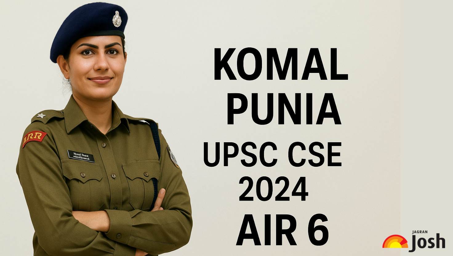 Komal Punia UPSC Topper 2024 AIR 6: Her Journey From IPS to IAS