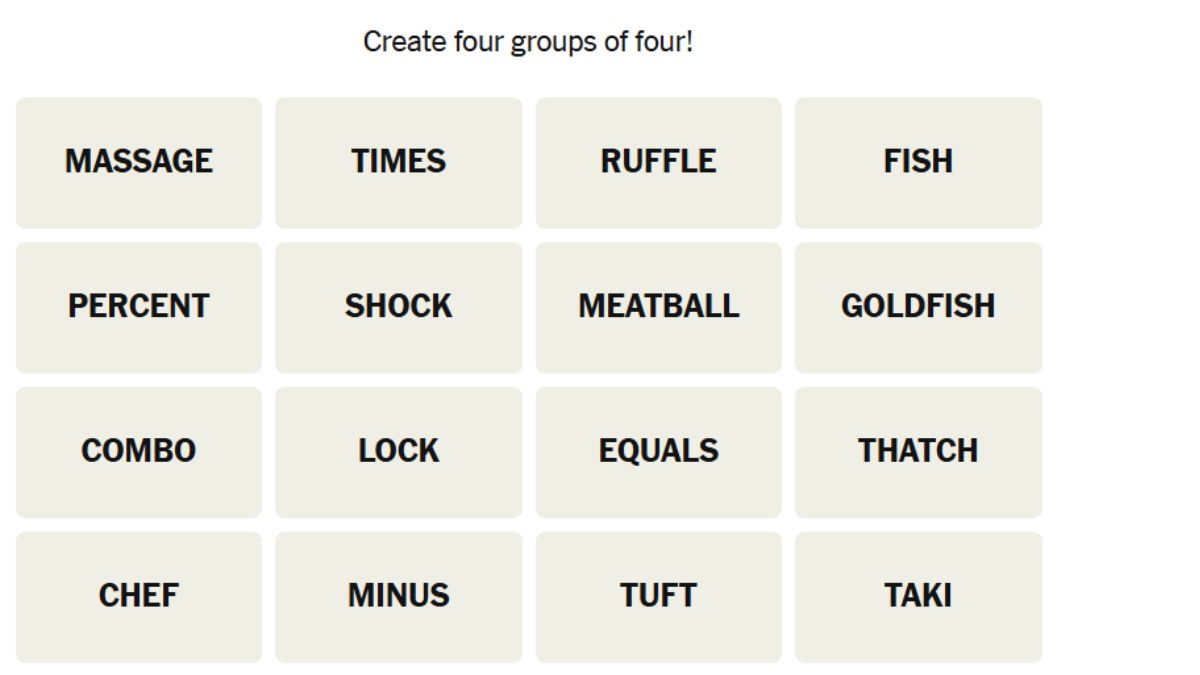 NYT Connections Hints April 27