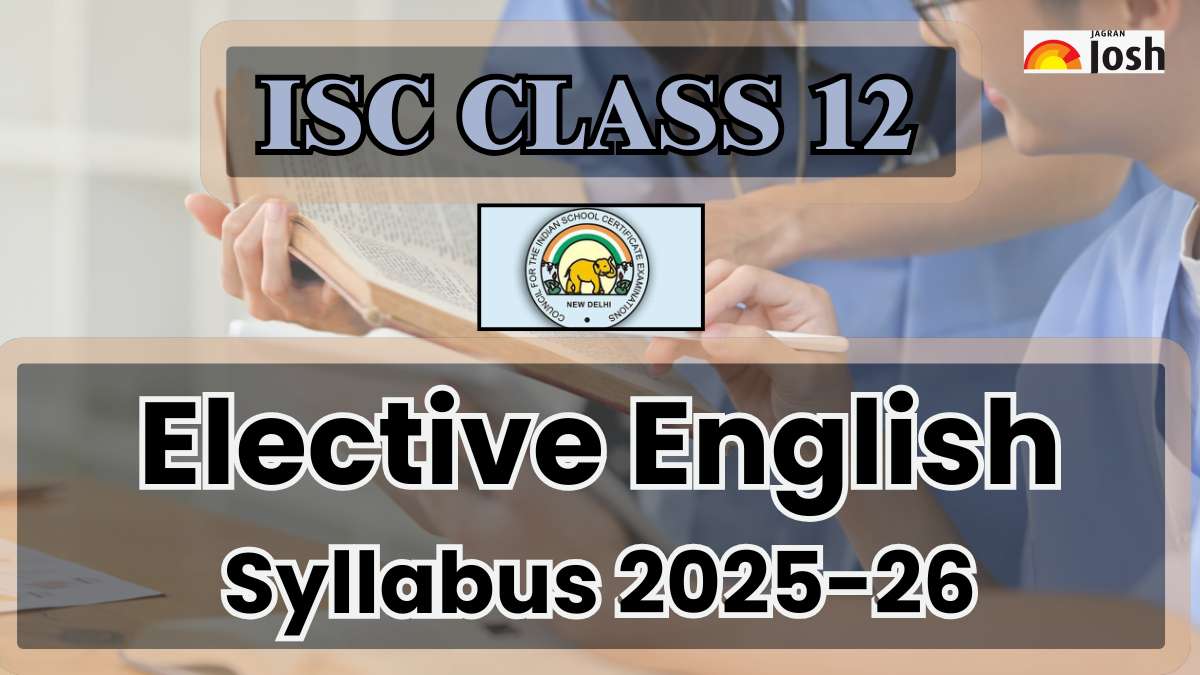 ISC Class 12 Elective English Syllabus 2025-2026: Download PDFs Here!