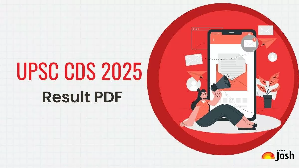 UPSC CDS Result 2025 PDF Downlaod