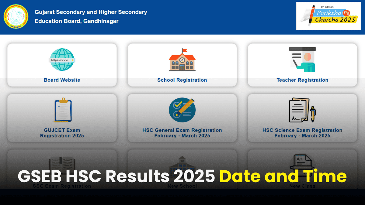 12th HSC GSEB Results 2025 Date and Time