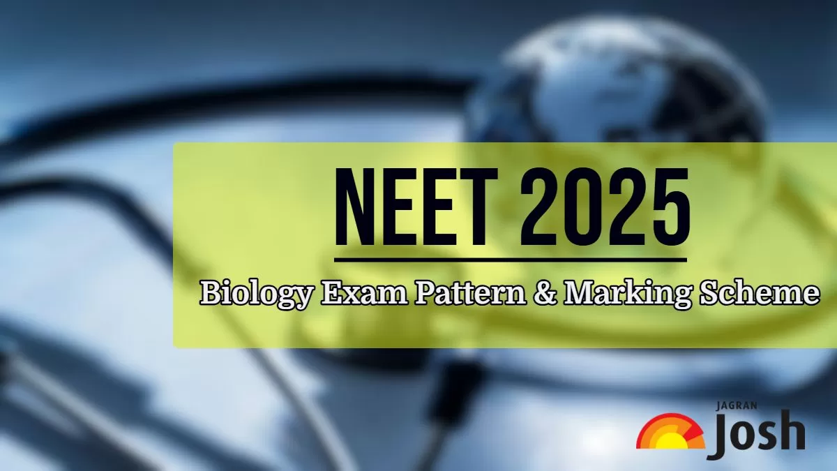 Check NEET Biology Exam Pattern 2025 with Marking Scheme