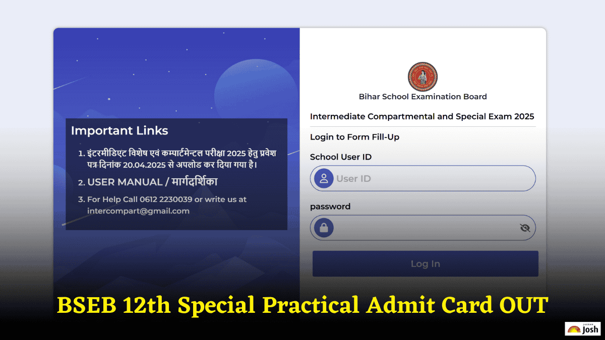 Bihar Board Class 12th Special Practical Admit Card OUT, Download Practical Exam Hall Ticket at biharboardonline.or