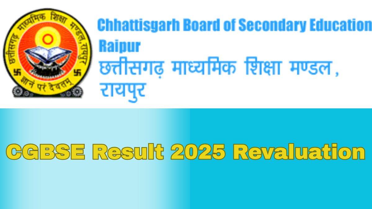 CGBSE Result 2025 Revaluation