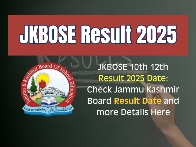 JKBOSE Results 2025 expected date and time.