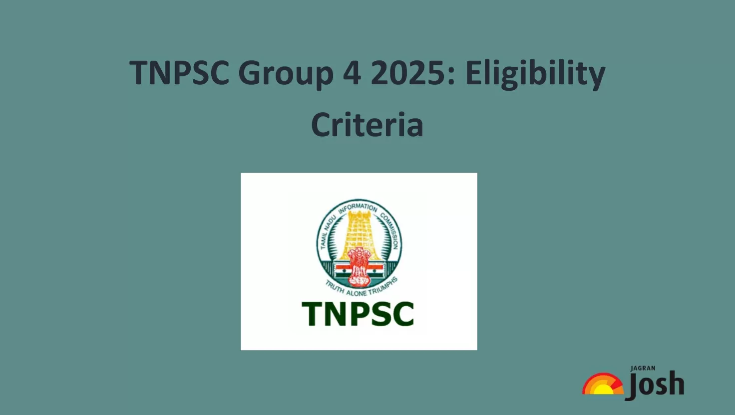 TNPSC Group 4 2025: Check the eligibility criteria, age limit, nationality here