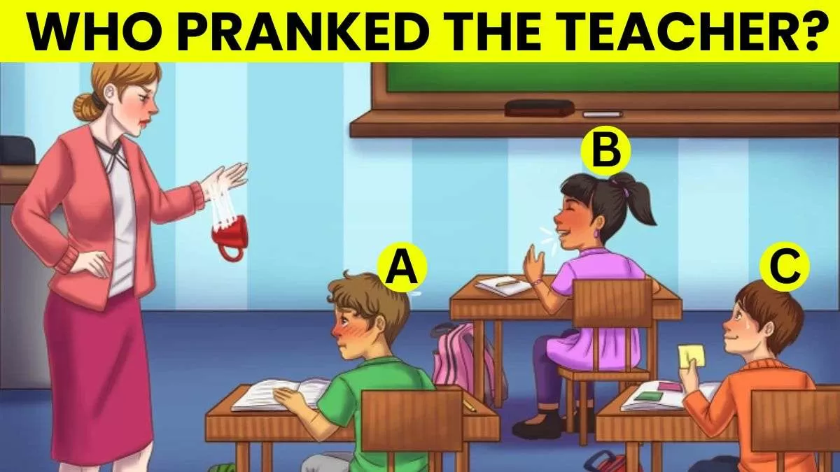 Spot the prankster.