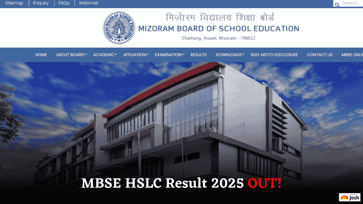 MBSE HSLC Result 2025 Released at mbse.edu.in
