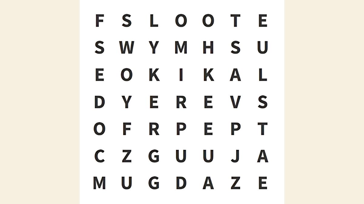 Word Puzzle: Only 1% can find the word “THIEF” in 5 seconds!