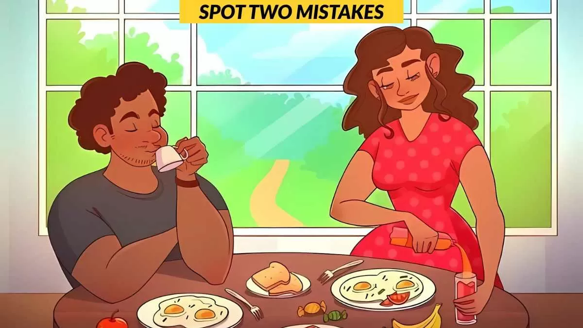 Spot two mistakes