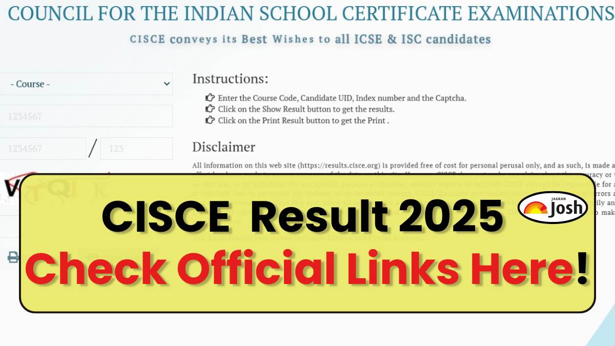 [LINK Active] cisce.org, results.cisce.org Result 2025 OUT: Official PORTAL to Check ICSE 10th and ISC 12th Result Online Here