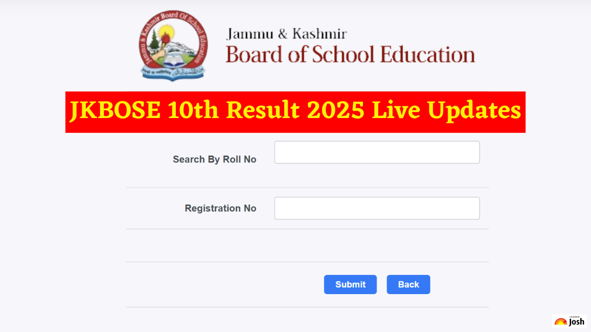 JKBOSE Class 10th Result 2025 Live Updates