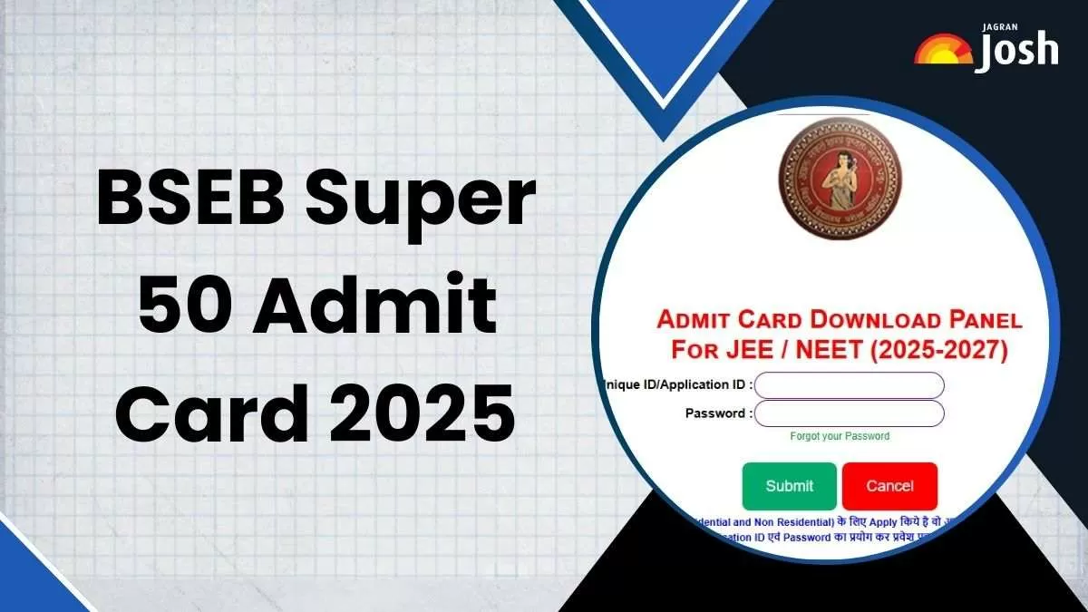 Bihar JEE NEET Free Coaching Admit Card 2025-2027 OUT