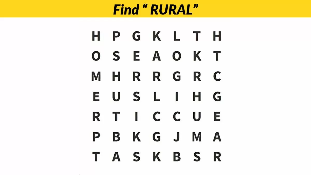Find the word "RURAL"