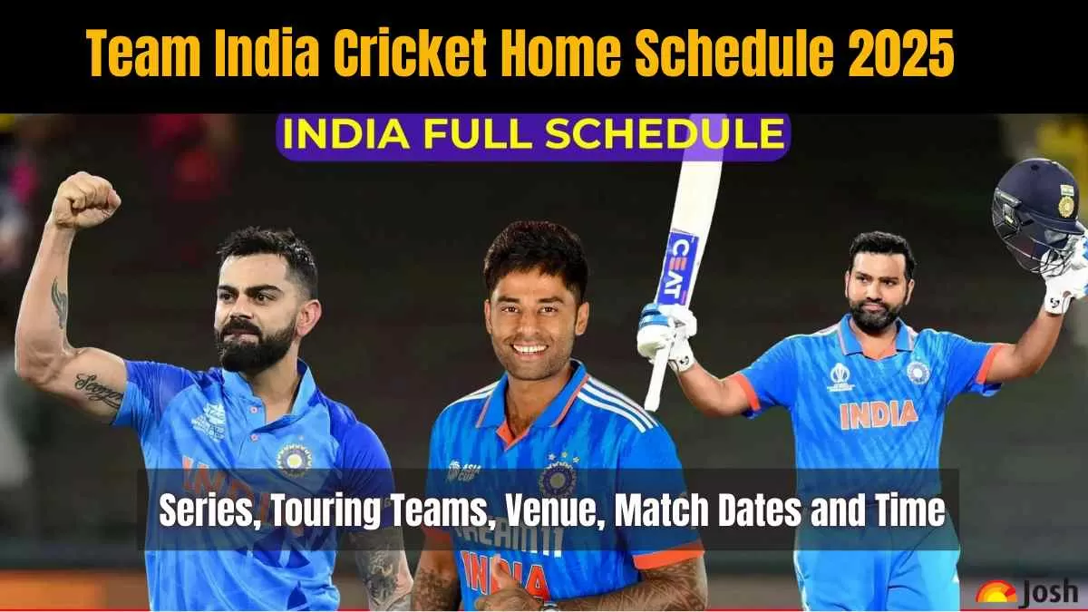 Team India Cricket Home Schedule 2025: