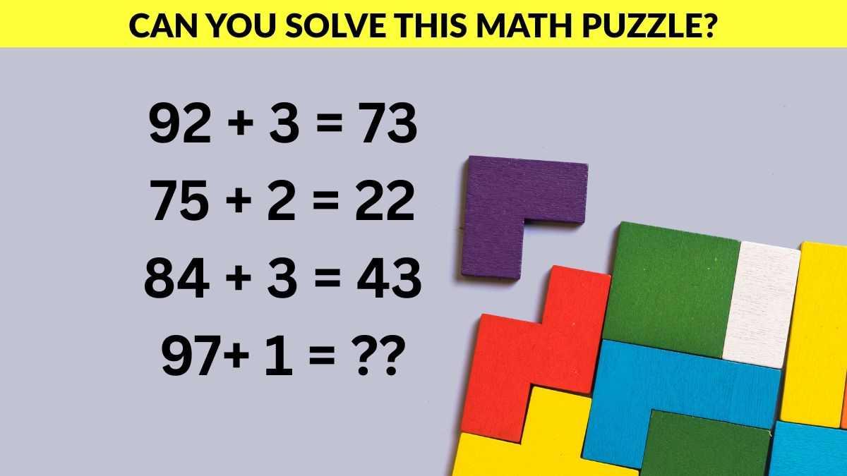 You have the IQ of a genius if you can solve this math puzzle in 7 seconds!