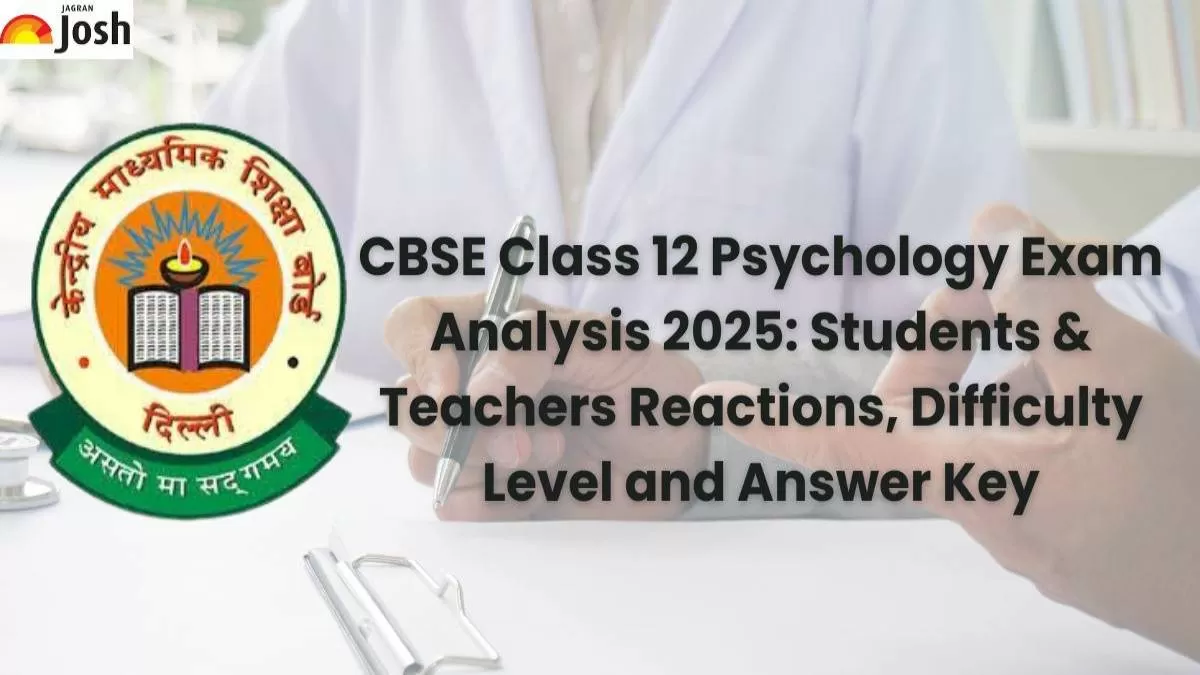 CBSE Class 12 Psychology Exam Analysis 2025